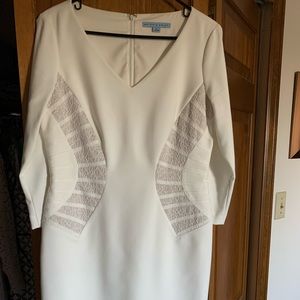 Cream colored Antonio Melani dress.
